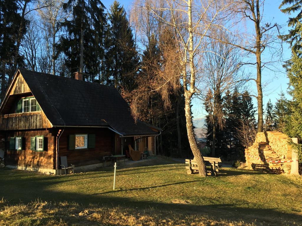 Villa Gregor's Ferienhaus im Wald Edelschrott Exterior foto
