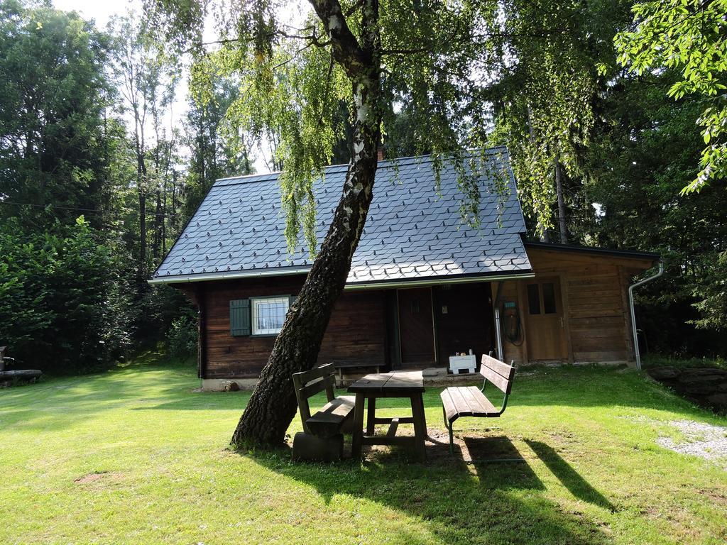 Villa Gregor's Ferienhaus im Wald Edelschrott Exterior foto